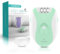 VOGOE Epilateur Electrique Femme avec 21 Pinces et Lumière LED, 2 Vitesses Épilateur Sans Fil, Epilateur Electrique Rechargeable pour Bras et Jambes HR110 (Vert clair)