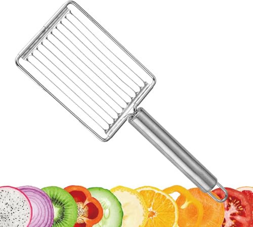 Outil de tranchage, tranchers de tomates à usage domestique | Fine trancheuse portable | Outil de tranchage de tomates, gadgets de cuisine, outil de coupe alimentaire, hachoir à l'oignon, processeur d