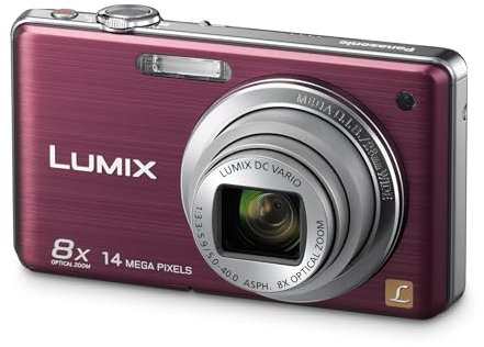 Panasonic LUMIX DMC-FS30 Digital Camera 14 Megapixels 8x Optical Zoom, 6.86 cm display, image stabiliser) (Renewed)