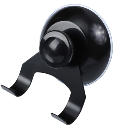 GALPADA Crochet Ventouse Double Acier Inoxydable Noir Crochet Murale Sans Perçage pour Salle de Bain et Cuisine Fixation sur Surface pour Serviettes Vêtements et Accessoires