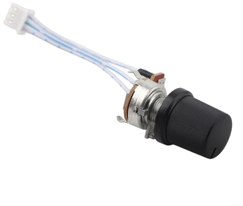 ZWEquipint Drehmaschine Potentiometer für Holzbearbeitung mit stufenloser Geschwindigkeitsregelung, für 550 W und 750 W Drehmaschinen, schwarz/weiße Leiterplatte für Heimwerker und Werkstatt