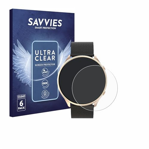 Savvies Schutzfolie für Miecgth S51 1.39 | 6 Stück Transparenter Displayschutz Made in Germany Ultra-Klar Displayschutz-Folie