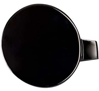 Front Bumper Replacement Front Bumper Tow Hook Cover Cap Towing Eye For Tesla For Model 3 2017-2019(Black Driver Side)
