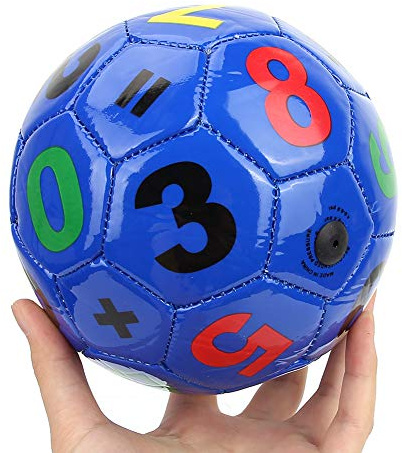 EMUKOEP Pallone da Calcio Viola Taglia 2 per Bambini, Robusto Materiale Sportivo in PVC per L'apprendimento del Calcio