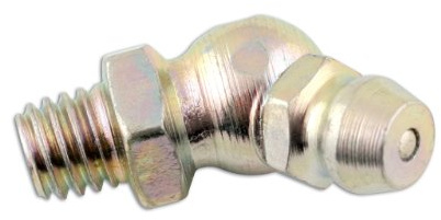 Connect 31216 Schmiernippel, M8 x 1 mm, 45-Grad-Winkel, metrisches Feingewinde, 50 Stück