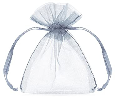P&D Organzabeutel 20 Stück, Silber, confezione