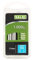 SALKI - Grapas nº 28 de 11mm de Pata - Blister de 1000 Unidades, para Cables de 4,5mm de Diámetro, Compatibles con Grapadoras Manuales y Estándar