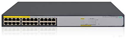 Switch non gestito HPE OfficeConnect 1420 24 porte Gig - 24 x GE 10/100/1000. 12 porte PoE (124W)(JH019A#ACC)