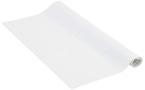 Venilia Klebefolie | Weiß Matt | 67,5 cm x 1,5 m, Stärke 95μ | selbstklebende Möbel-Folie, Dekofolie, Tapete, Küchenfolie | ohne Phthalate | Made in EU