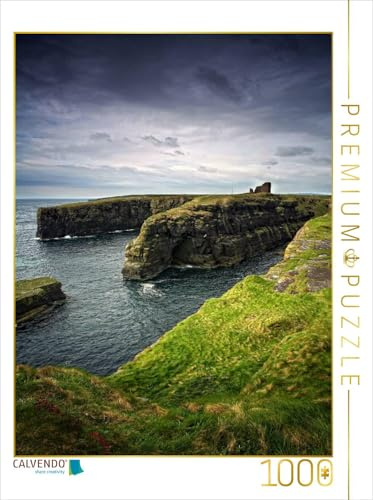 CALVENDO Puzzle Old Wick Castle, Caithness, Schottland | 1000 Teile Lege-Größe 48 x 64 cm Foto-Puzzle für glückliche Stunden