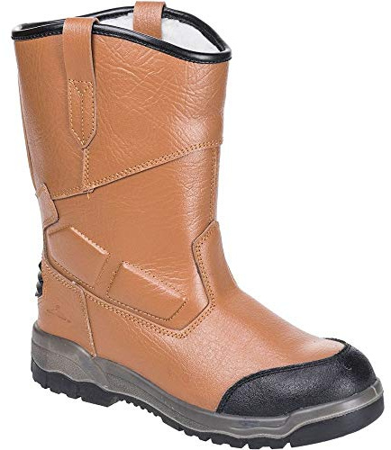 Portwest Steelite Rigger Boot Pro S3 CI, Size: 38, Colour: Tan, FT13TAR38