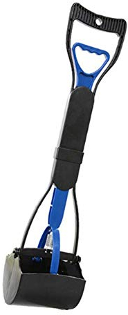 Ceasyde Dog Pooper Scooper, 60 CM Long Manche Solide Pince Dentelée Nettoyage Pickup Déjections Canines Clip pour Extérieur/Intérieur pour Chien et Chat Animal
