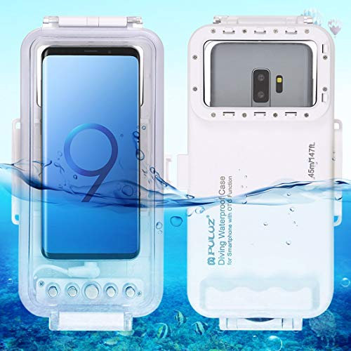 PULUZ Professionale [45m/147ft] Immersioni, Surf, Nuoto, Snorkeling, Foto Video Custodia Protettiva Impermeabile Custodia Subacquea per Galaxy, Huawei, Xiaomi e tutti gli smartphone Android OTG con