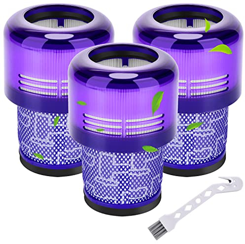 Rebirthcare Filtro di Ricambio per Dyson V11 SV14 SV17 SV22, Filtro Lavabile per Dyson V11 SV14 Cyclone Animal Absolute Total Clean Aspirapolvere Parti di Ricambio, Sostituire DY-970013-02 & 97001302