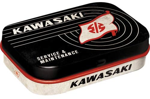 Nostalgic-Art Kawasaki - Tank Logo - Pillendose, 1 Stück