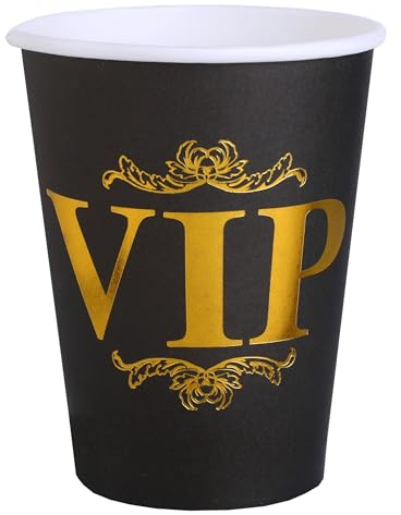 Santex mariage Sachet de 10 Gobelets VIP, couronné métal