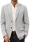 PJ PAUL JONES Veste Blazer légère à Chevrons pour Homme en Tricot décontracté - Gris - Taille M