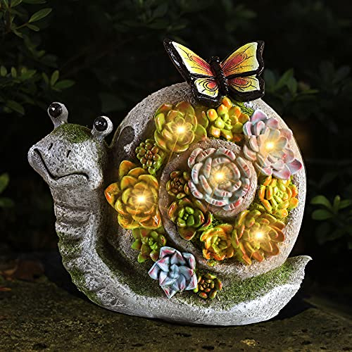 WEFINDER Garten-Schnecken-Statuen (Schnecke)