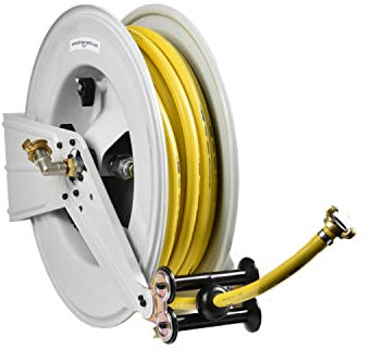 Automatik-Schlauchaufroller OSM 510 Stahl lackiert mit 25m 1/2 PVC-Gewebeschlauch