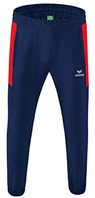 Erima Unisex Kinder Team Basic Präsentationshose (1102239), New Navy/rot, 128