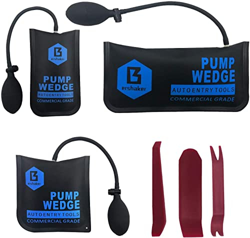 Laurraine Air Wedge Bag Kit - 3 Pack Commercial Inflatable Air Wedge Pump & Alignment Tool for Variety of Jobs
