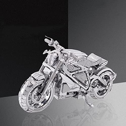 [Fernbedienung Spielzeugteile] 3D Metall Elektrisches Motorrad Montage Modell Avenger Motorrad 1/16 Verkleinerung Handbuch Zusammengebaut für DIY Puzzle Spielzeug Teile - sievironmentell freundliche M