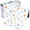 Klappmatratze Faltbare Reisebett Baby Matratze 60x120 cm - Faltmatratze für Kinder Gästematratze klappbar Babymatratze Bodenmatratze Schlafmatratze und Reisematratze Safari