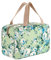IGNPION Kulturbeutel für Damen, groß, wasserdicht, Kulturbeutel, Make-up, Organizer, Kosmetiktasche, Schwimmen, Turnbeutel, Grün/Blumen, Reise-Kulturbeutel in voller Größe