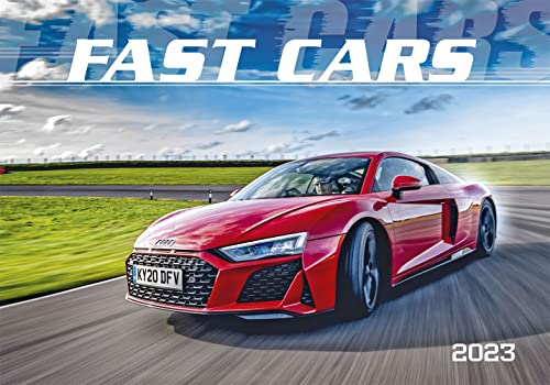 Fast Cars - Kalender 2023 - Alpha Edition-Verlag - Fotokalender mit schnellen Autos - 48,5 cm x 34 cm