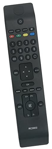 ALLIMITY Télécommande Fit for Schaub Lorenz SILVERCREST Next Orion | 24FBT167 LE16B6000 LCD-TV32104 LCD-TV32111 22LE5101 26LT30 32LT30 32LT31 32LT32 32LT33 32LT34 40LE6101 42LT601B