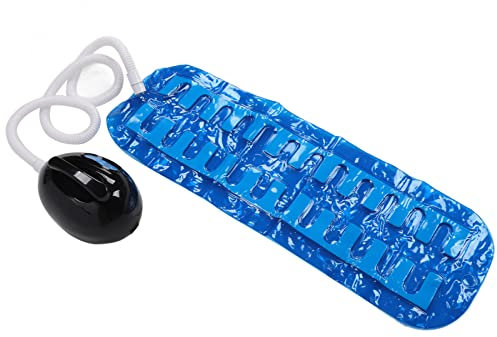 Masseur Thermique de Bain Bouillonnant, Brise Chaude Noire Antidérapante étanche Soulagement de la Fatigue Réduire la Graisse Masseur de Bulles de Baignoire pour la Maison (Prise UE 220V)