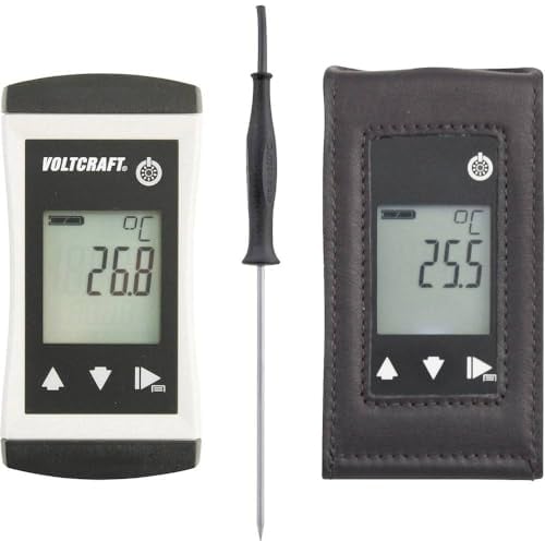 VOLTCRAFT PTM-120 + TG-400 Temperatur-Messgerät -70-250 °C Fühler-Typ Pt1000 IP65