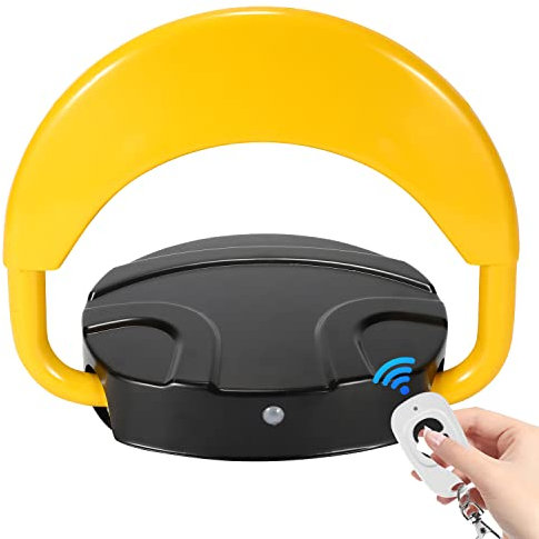 Tubiaz 3*Parkplatzsperre mit 6 Fernbedienung Klappbare Parkschranke Mit 6 Schlüsseln geliefert Parkpfosten 180°Ferngesteuerter Reichweite der Fernbedienung 20m Parkplatzsperre IP67 Private