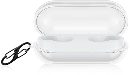 kwmobile Custodia Protettiva Compatibile con Sony WF-C500 - Cover Box Portauricolari in Silicone TPU - Soft Case - trasparente