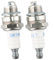 für 2 Stück Sparkle Plug, CJ8 Taschenlampe L6RTC L7RTC L8RTC L8RTF Motoren klein Standard