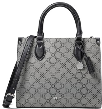 Nine West Chelsay Umhängetasche, Granit-Logo, Medium