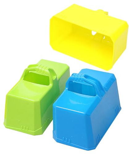 3 Stück Plastik Strand Sandspielzeug Set, Sandformen, Sandboxen Strandspielzeuge Snow Brick Maker Tool Outdoor Spielzeug Für Kind, Strandzubehör für Jungen und Mädchen