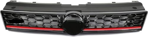Auto Kühlergrill für VW Polo GTI 2014-2018 Frontgitter-Kühlergrill-Kit Dauerhaft Front Stoßstange Grille Auto-Frontgrill Styling Zubehör
