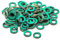 KINETICS LINE Fiber Flachdichtung 3/8 Zoll Reduziert (13.5 x 8.5 x 2 mm) 100 Stück Sanitär, Heizung, Klima, Lüftung, Rohrleitungs und Garten (bis zu 180°C)