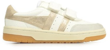 Gola Falcon Mirror Strap CKA732 Mädchen Weiß/Gold Sneaker F-Standard 33 EU, weißgold, 31 EU