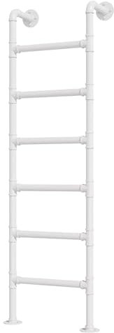 Scala resistente per cantine, finestre, parete/pavimento, in ferro battuto, per finestre e pozzi, scala in metallo per letti a castello a soppalco alto, 110 cm