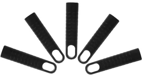 GAROZATION 5pcs Long Handled Dustpan Accessory Mop Handle Grip Plastic Broom Handle Accessory for Driveway Cleaning