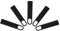 GAROZATION 5pcs Long Handled Dustpan Accessory Mop Handle Grip Plastic Broom Handle Accessory for Driveway Cleaning