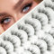 3D Faux Cils Naturel Lashes-Wispy Fake Lashes Cat Eye 10 Paris Soft and Comfortable D Curl 100% Handmade DIY by Obeyalash (3D-FF4)