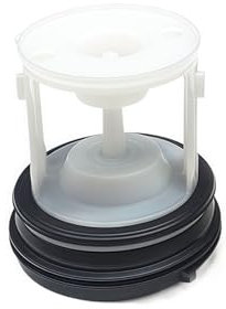 1 Uds. Piezas de lavadora de tambor. Compatible para Haier. XQG70-HB1486 Filtro de bomba de drenaje Tapón del puerto de aguas residuales