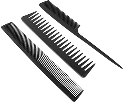 Antistatischer Friseurkamm Kammset aus Kunststoff für Haarstyling