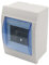 Coffret Electrique,Tableau Electrique Boîte de Protection de Distribution d'énergie étanche en plastique ABS, boîte de disjoncteur, boîte de jonction électronique for coupure de Circuit 9 à 12 voies(F