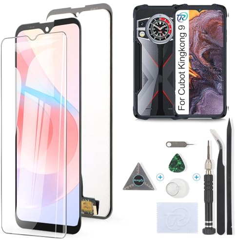 RongZy Pantalla para Cubot Kingkong 9 Táctil LCD de Repuesto Ensamblaje Digitalizador Reemplazo para Cubot Kingkong 9 con Herramientas de Reparación