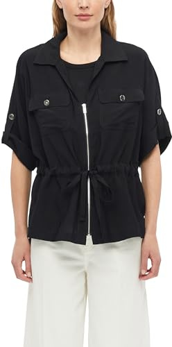 s.Oliver Damen 2179249 Overshirt 3/4 Arm mit Bindegürtel (1er Pack)