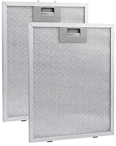 2PCS Dunstabzugshaube Filter Metall Mesh Dunstabzugshaube Filter 320X260mm Küchen Hauben Öl Filter Dunstabzugshaube Mesh Abdeckung Ersatzteile